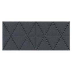 Panneau acoustique Easysound en polyester Anthracite - Dimensions : L1120 x H485 x P20 cm