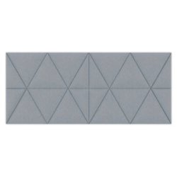 Panneau acoustique Easysound en polyester Gris - Dimensions : L1120 x H485 x P20 cm