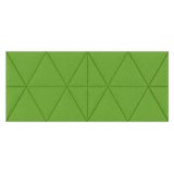 Panneau acoustique Easysound en polyester Vert - Dimensions : L1120 x H485 x P20 cm