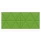 Panneau acoustique Easysound en polyester Vert - Dimensions : L1120 x H485 x P20 cm