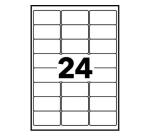 Etiquette autocollante avery adresse recyclee laser blanc  63,5 x 33,9mm boite de 360