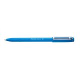 Stylo-bille pentel izee a capuchon pointe moyenne 1mm   encre faible viscosite        rechargeable bleu ciel