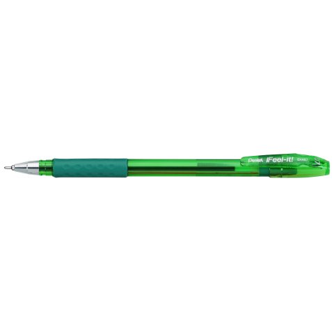 Stylo à bille IFEEL IT à capuchon 0,7mm. Encre Verte.