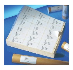 Etiquette matricielle pour ordinateur, 125 x 48,8 mm