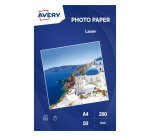 AVERY Papier photo laser brillant A4 200 g recto-verso - 50 feuilles