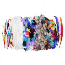 Plumes de faisan sodertex naturel faisan colore dinde   indien oies tailles et        coloris assortis 1000 pcs