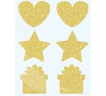Gommettes a gratter sodertex 170x220mm 6 planches 36 pcs   coloris assorti
