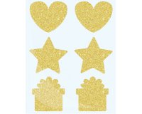Gommettes a gratter sodertex 170x220mm 6 planches 36 pcs   coloris assorti