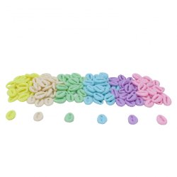 Coquillages sodertex cauris - 18 mm - 200 pcs - 120 gr - 6  coloris