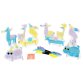 Kit de cartes a border sodertex party animals + 3    bobines de fils + 10          aiguilles 8 et 16 cm 10 pcs