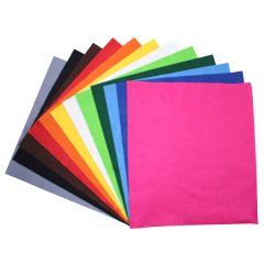 Feutrine sodertex 180gm2 1mm 400x500mm 12 coupons coloris  assortis