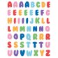 Pack de 206 lettres & chiffres magiques             repositionnables sode et      lavables 18 x 27,8 cm - 1 pc