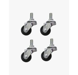 Roulette pour support sac poubelle ss 800 diametre      2,5cm lot 4 unites