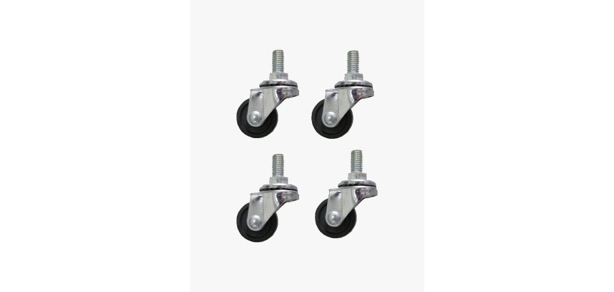 Roulette pour support sac poubelle ss 800 diametre      2,5cm lot 4 unites