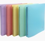 Classeur 4 anneaux 30 mm polypropylène Chromaline Pastel - A4 Maxi