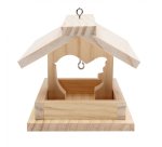 Kit mangeoire en bois + colle - 12 x 14,5 x 11,5 cm - 1 pc  - 1 color