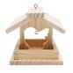 Kit mangeoire en bois + colle - 12 x 14,5 x 11,5 cm - 1 pc  - 1 color