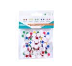 Yeux mobiles sodertex sans cils colores adhesifs 10mm    100 pcs