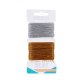 Cartes de fils sodertex or et argent 1mm x 10ml 2 pcs       coloris assortis