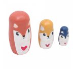 Jeu de poupees russes sodertex en bois 3 pieces     80x60x40mm 1 coloris