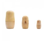 Jeu de poupees russes sodertex en bois 3 pieces     80x60x40mm 1 coloris