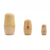 Jeu de poupees russes sodertex en bois 3 pieces     80x60x40mm 1 coloris