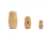 Jeu de poupees russes sodertex en bois 3 pieces     80x60x40mm 1 coloris
