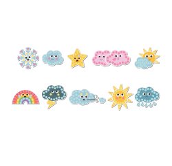 Magnets a strasser sodertex funny weather 17 x 22cm 10    pieces coloris assortis