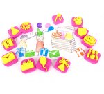 Maxi pack de 84 mini tampons sodertex 7 themes assortis