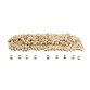 Perles sodertex alphabet cubique bois - 1 x 1 cm -     trou 3 mm - 400 pcs - 2       coloris