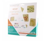 Kit sodertex string art orig'animals avec planches    mousse epingles plastique     fils couleur feuilles papier