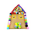 Pack creatif sodertex de 900 pcs avec pompons normaux et   tricolores, chenilles et yeux mobiles coloris assortis
