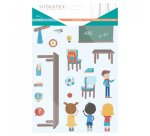 Gommettes papier sodertex dans ma classe avec scene     telechargeable 170x220mm 240  pcs 12 planches coloris