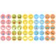 Jeux jetons thermosensibles écocitoyens ECO HEROES-Motif apparait avec chaleur (sup 30°C) 4,5 cm - 50 pcs