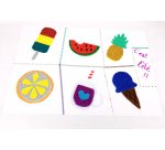 Mousse eva sodertex pailletee adhesive 2mm 210x297mm 10     coupons 6 coloris assortis