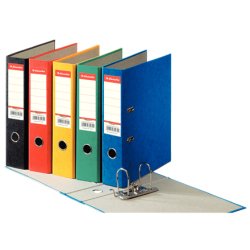 Classeur à levier RAINBOW, A4, 7,5 cm, carton, assorti de couleurs