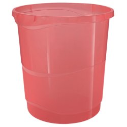 Colour'Breeze Corbeille à papier, 14 litres, corail, 628461