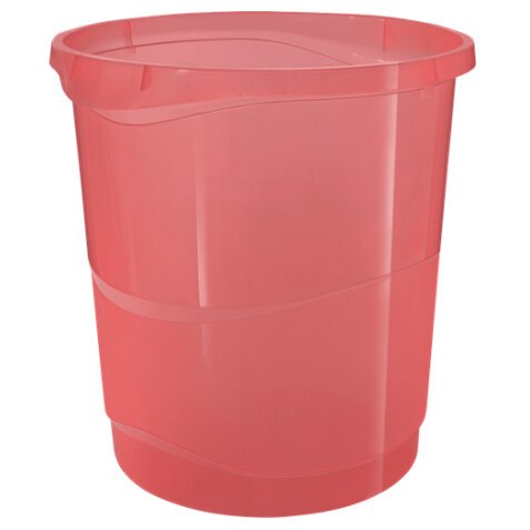 Colour'Breeze Corbeille à papier, 14 litres, corail, 628461