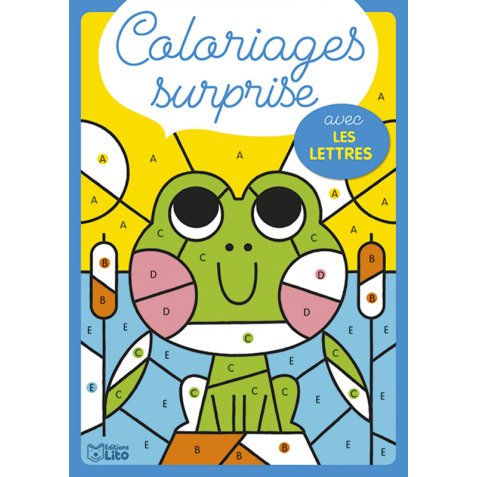 Bloc 64 pages de coloriage codés progressifs avec chiffres et couleurs. A partir de 5 ans.