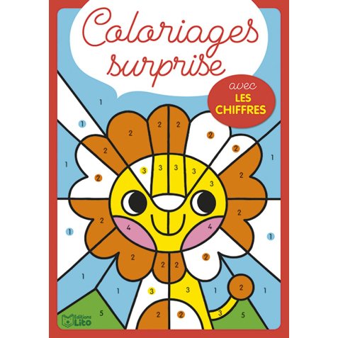 Bloc 64 pages de coloriages codés progressifs avec lettres et couleurs. A partir de 5 ans.