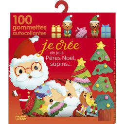 Boîte de 100 gommettes pour créer un joli noël. A partir de 3 ans