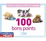 Bon point éditions lito petits chats & petits chiens texte pédagogique au verso 61x82mm boîte 100 unités
