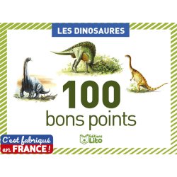 Boîte de 100 bons points les dinosaures