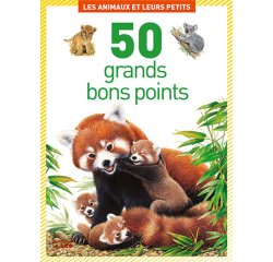 Bon point éditions lito les animaux et leurs petits texte pédagogique au verso 102x140mm boîte 50 unités