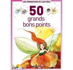 Bon point éditions lito les princesses et les fées texte pédagogique au verso 140x102mm boîte 50 unités