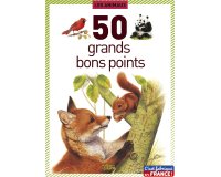 Bon point éditions lito animaux texte pédagogique au verso 140x102mm boîte 50 unités