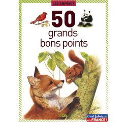 Bon point éditions lito animaux texte pédagogique au verso 140x102mm boîte 50 unités