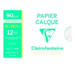 Papier Calque pochette 12F A4 90/95g