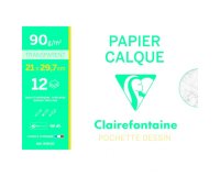 Papier Calque pochette 12F A4 90/95g