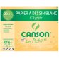 Pochette de 10 feuilles de papier dessin Canson C A GRAIN 224g A3 Ref-27115